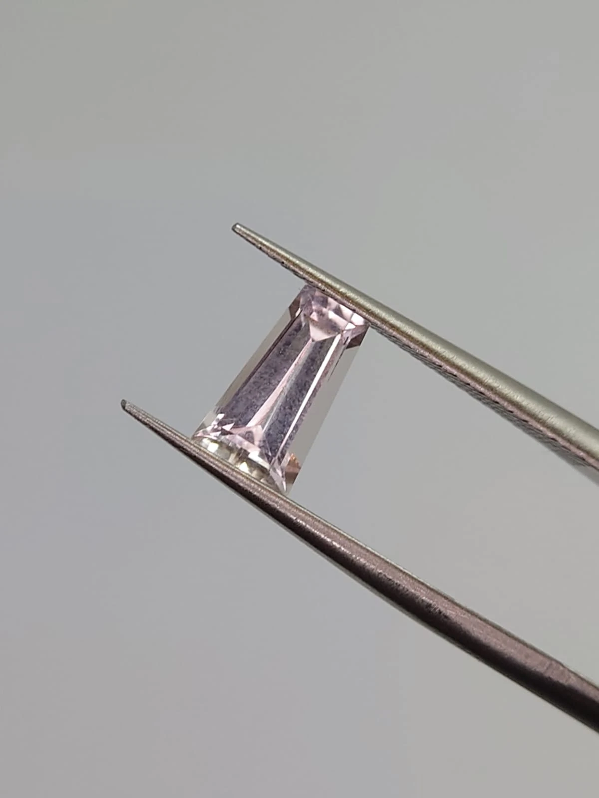 1ct Natural Imperial Topaz Tapered Baguette cut From Pakistan — view 5
